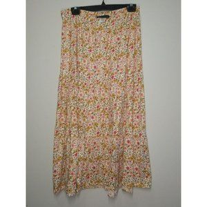 Floral blossoms midi Skirt available in size Large and XL